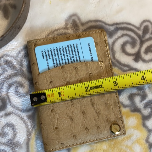 Ostrich leather small handbag and card holder. - Picture 16 of 16